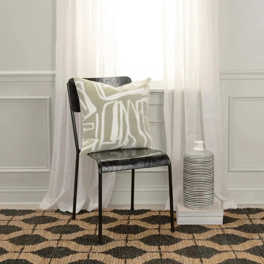 Marcos Abstract Down Filled Throw Pillow Covers - LOOMLAN - LOOMLAN - Throw Pillows