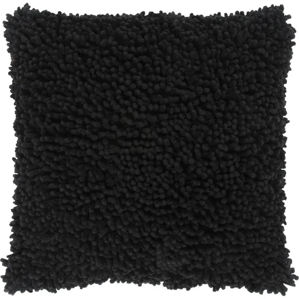 LOOMLAN Marcus Shag Throw Pillow With Down Insert