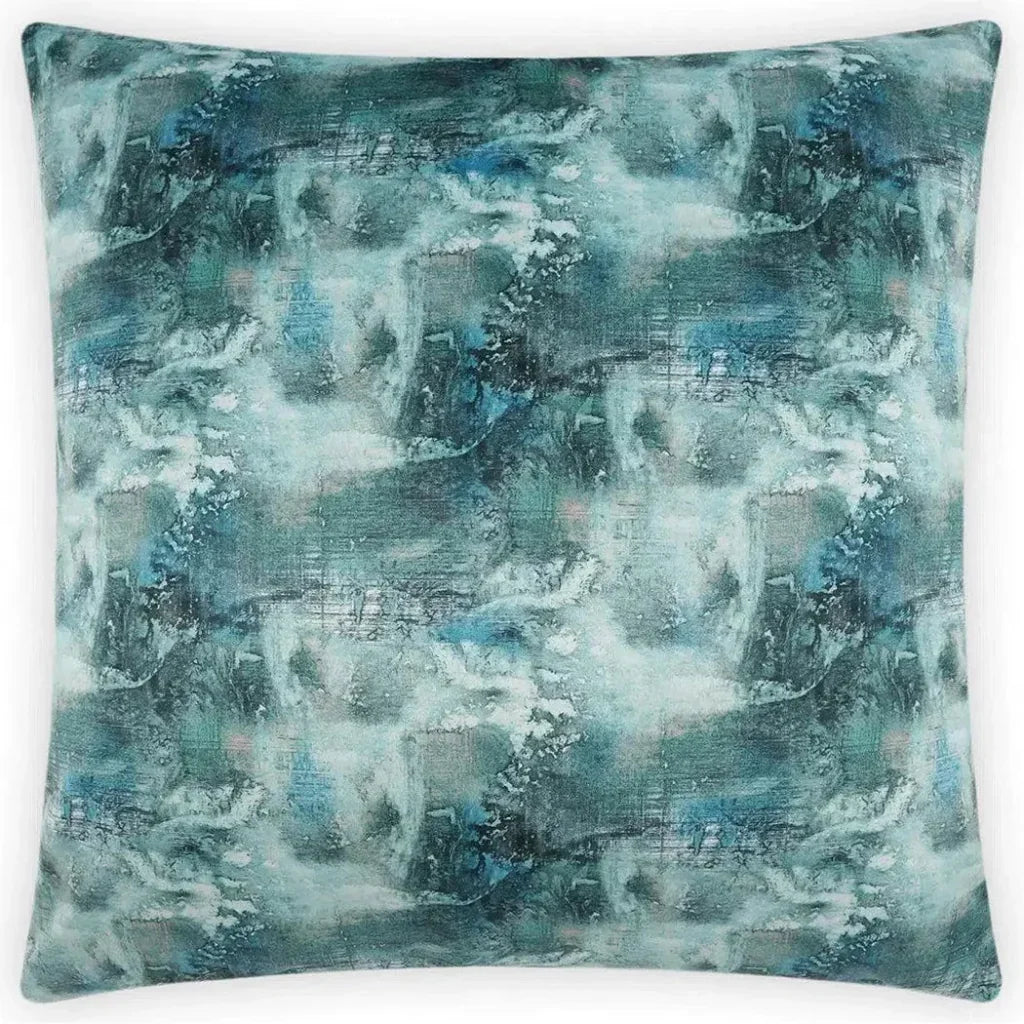 Mare Nostrum Teal Throw Pillow With Insert - LOOMLAN - D.V. Kap - Throw Pillows