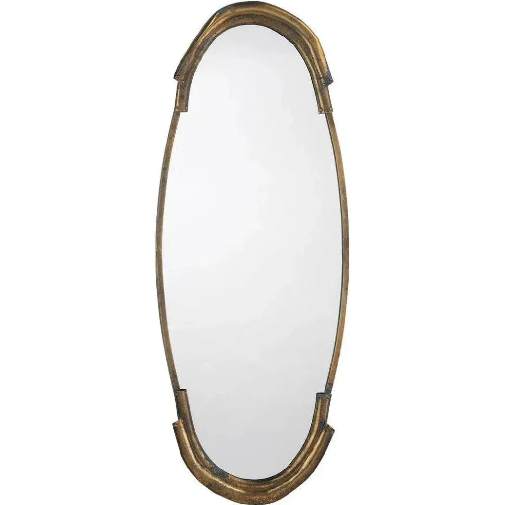 Margaux Metal Oval Wall Mirror