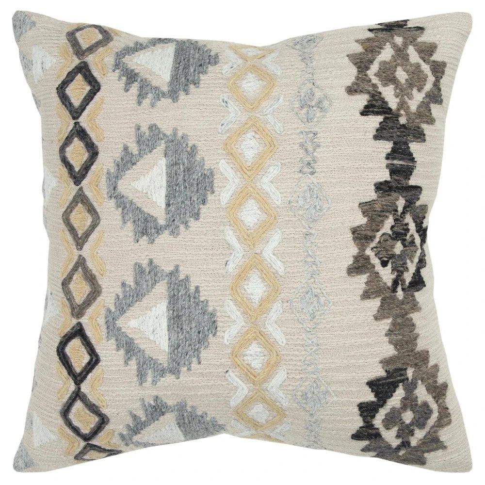 LOOMLAN Marge Boho Throw Pillow With Down Insert