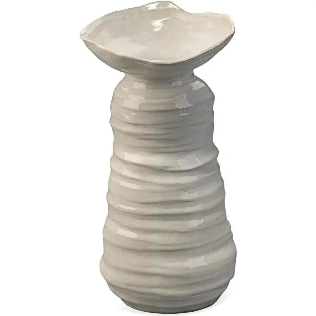 Jamie Young Marine Ceramic Pearl Cream Vase