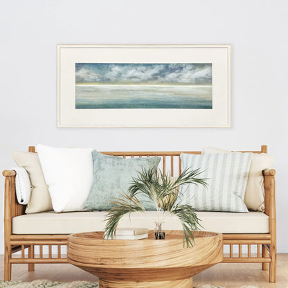 Marine Mist Wood Frame Canvas Art