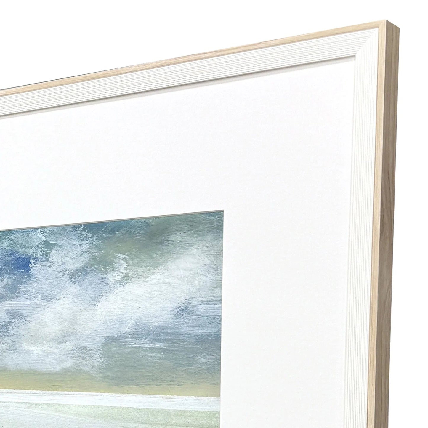 Marine Mist Wood Frame Canvas Art