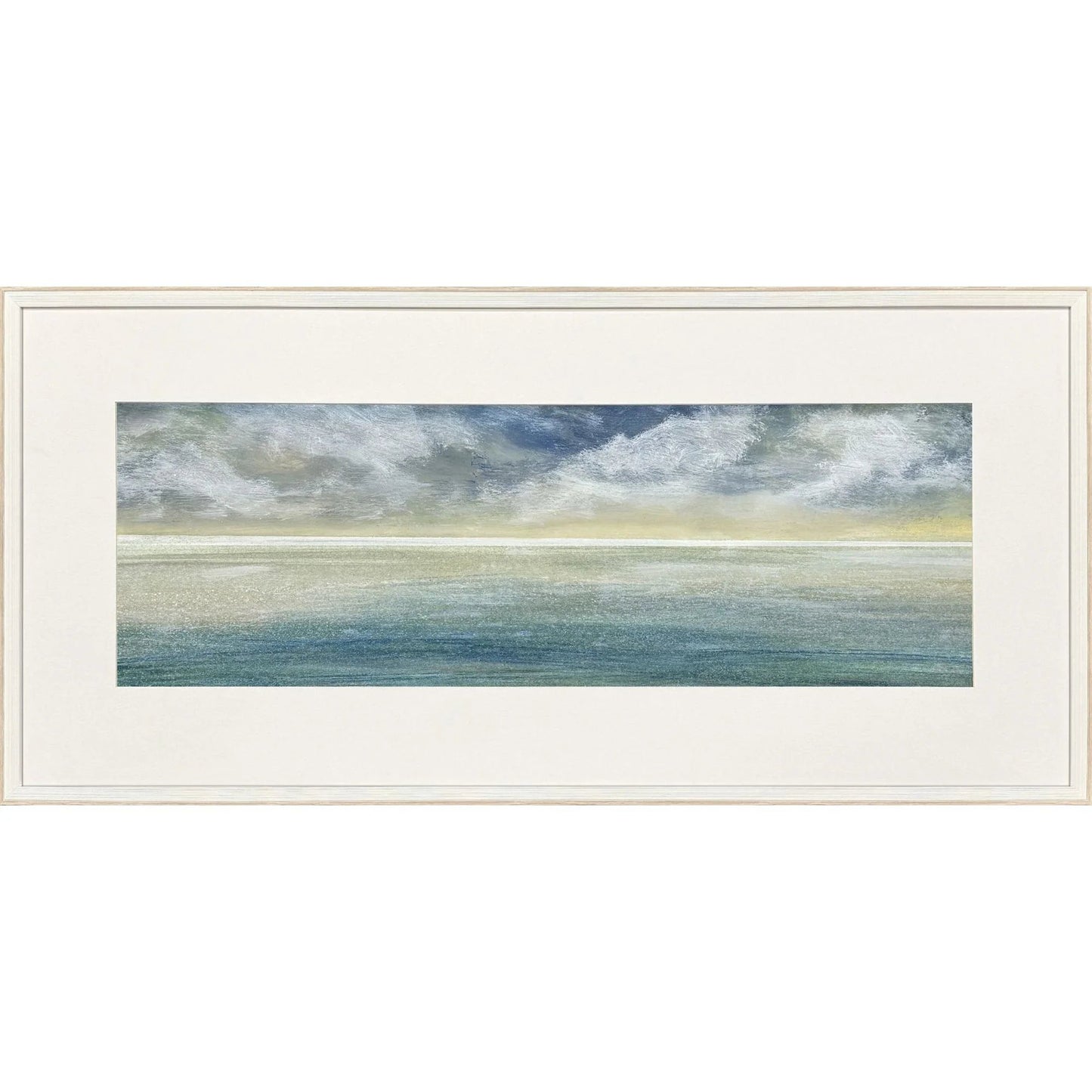Marine Mist Wood Frame Canvas Art