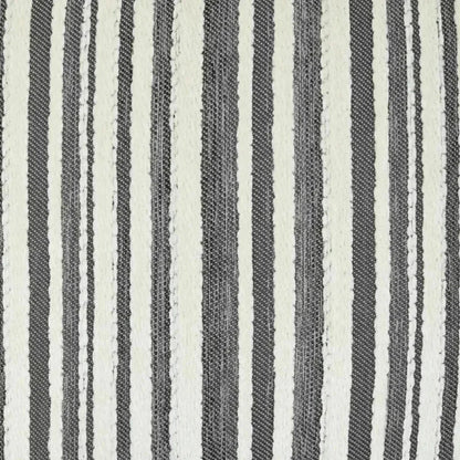 Marisol Charcoal Stripes Grey Large Throw Pillow Insert - LOOMLAN - D.V. Kap - Throw Pillows