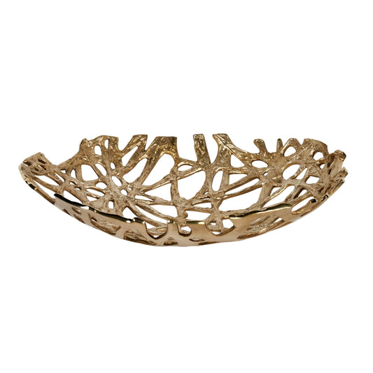 Luho Design House Marley Mesh Brass Bowl