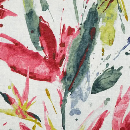 Marlot Fuchsia Floral Fuchsia Green Large Throw Pillow - LOOMLAN - D.V. Kap - Throw Pillows