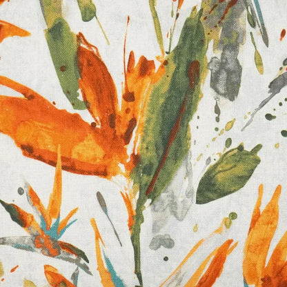 Marlot Mango Floral Orange Green Large Throw Pillow - LOOMLAN - D.V. Kap - Throw Pillows