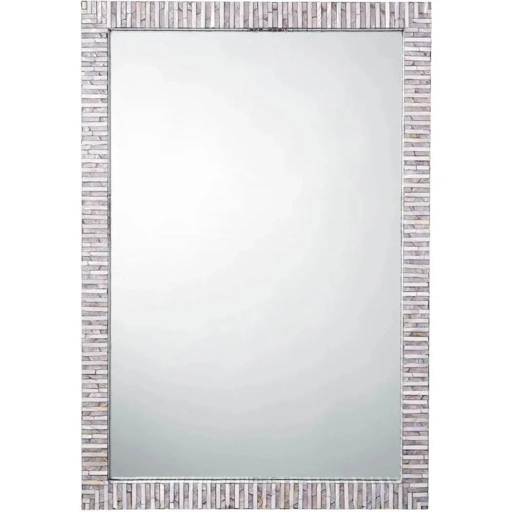 Marmont Mother of Pearl Rectangle Mirror by Jamie Young - LOOMLAN - Jamie Young - Wall Mirrors