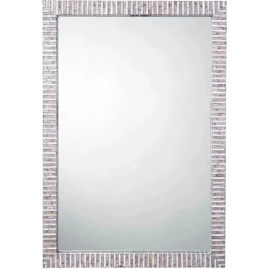 Marmont Mother of Pearl Rectangle Mirror by Jamie Young - LOOMLAN - Jamie Young - Wall Mirrors