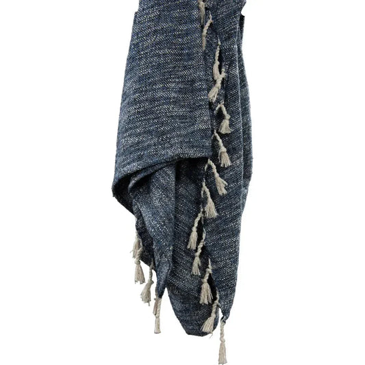 LOOMLAN Marsha Navy Throw Blanket