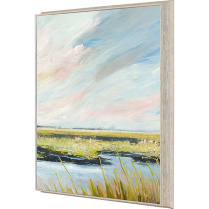 Marshlands II Blue Canvas Art