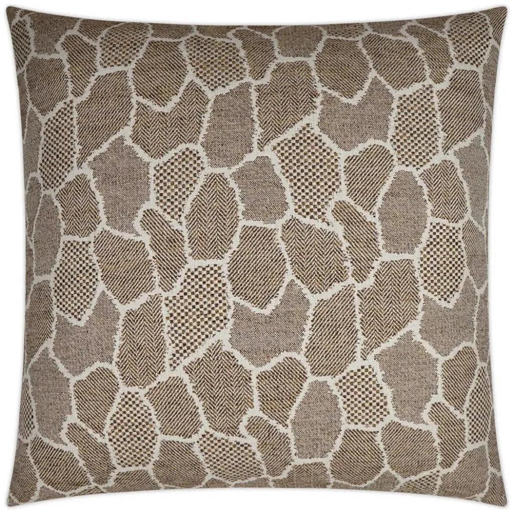 Masai Bark Global Brown Large Throw Pillow Insert - LOOMLAN - D.V. Kap - Throw Pillows