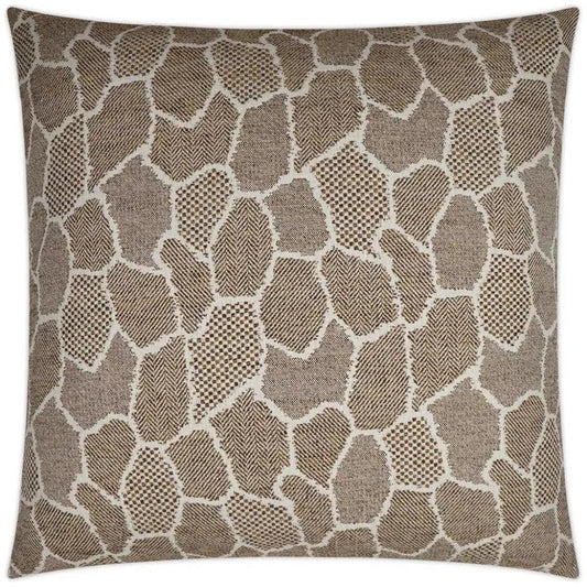 Masai Bark Global Brown Large Throw Pillow Insert - LOOMLAN - D.V. Kap - Throw Pillows