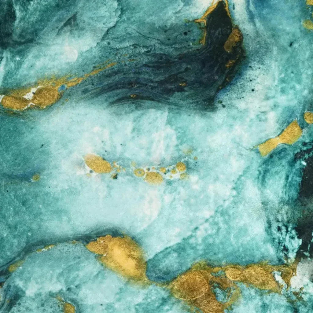 Massa Turquoise Teal Large Throw Pillow Insert - LOOMLAN - D.V. Kap - Throw Pillows