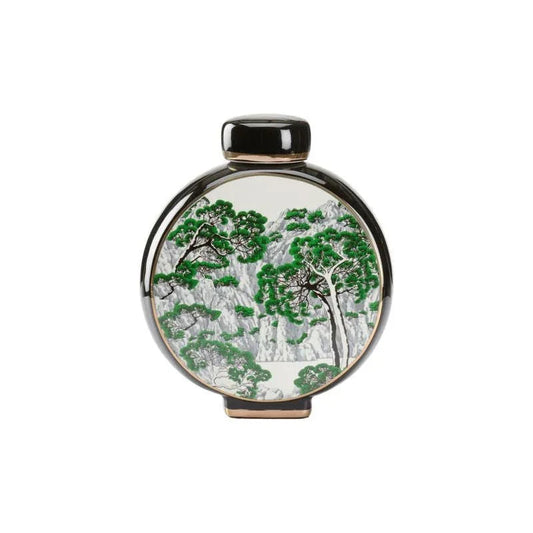 Wildwood Matsu Chinoiserie Style Ceramic Vase