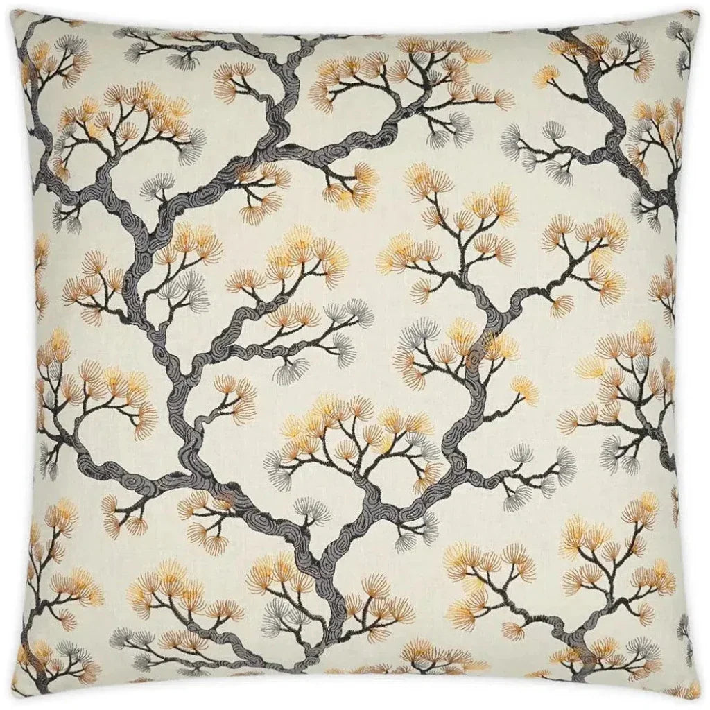 Matsu Grey Copper Gold Large Throw Pillow Insert - LOOMLAN - D.V. Kap - Throw Pillows