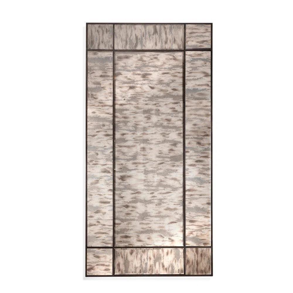 Maxwell Metal Brown Vertical Floor Mirror-Floor Mirrors-Bassett Mirror-LOOMLAN
