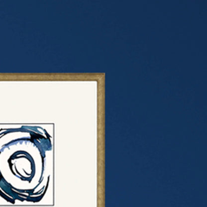 Mayhem Wood Frame Blue Canvas Art 3PC