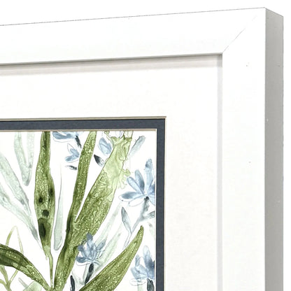 Meadow Blues I Canvas Art 2PC