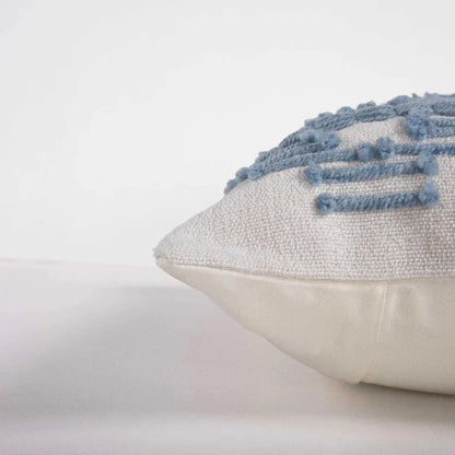 Medallion Blue Lumbar Outdoor Pillow-Outdoor Pillows-LOOMLAN-LOOMLAN