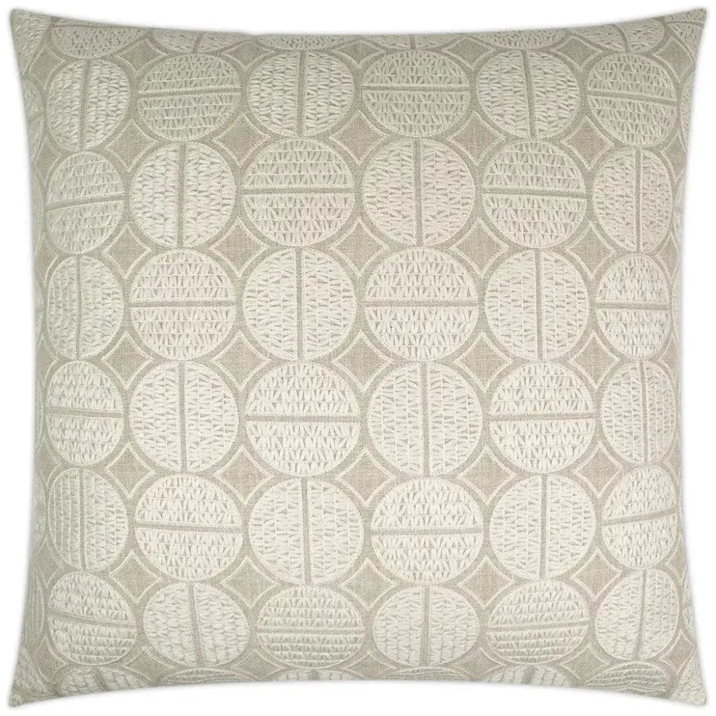 Medallions Oyster Dots Global Large Throw Pillow Insert - LOOMLAN - D.V. Kap - Throw Pillows