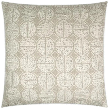 Medallions Oyster Dots Global Large Throw Pillow Insert - LOOMLAN - D.V. Kap - Throw Pillows