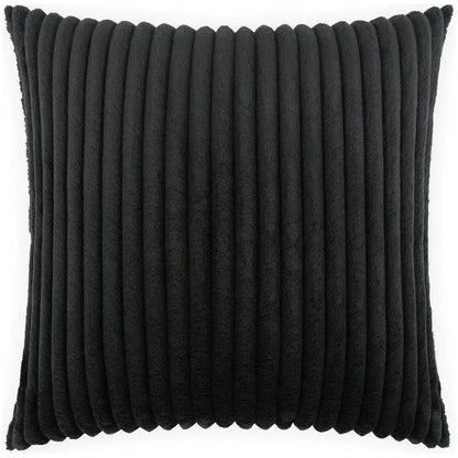 Megga Jet Black Throw Pillow With Insert - LOOMLAN - D.V. Kap - Throw Pillows