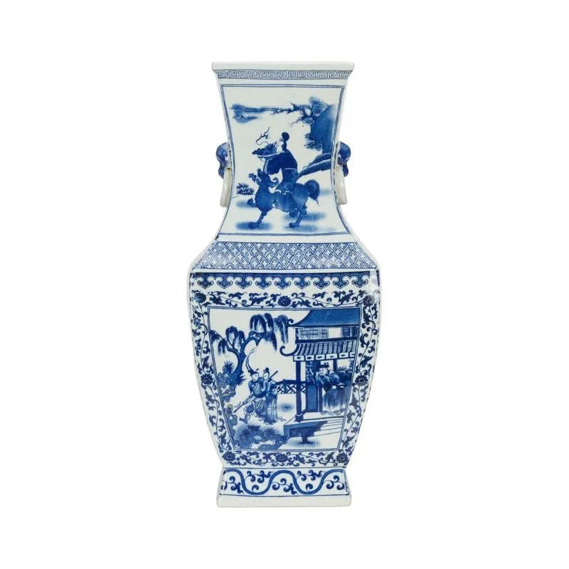 Meiling Dragon Porcelain Made Vase - LOOMLAN - Chelsea House - Vases & Jars
