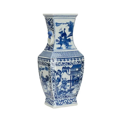 Meiling Dragon Porcelain Made Vase - LOOMLAN - Chelsea House - Vases & Jars