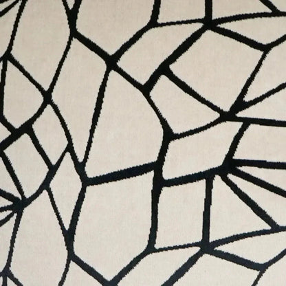 D.V. Kap Melawi Abstract Black Large Throw Pillow Insert