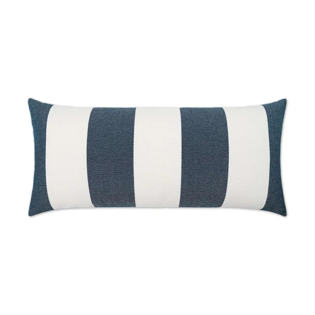 Melbourne Handmade Outdoor Pillow-Outdoor Pillows-D.V. Kap-Blue-Lumbar-LOOMLAN