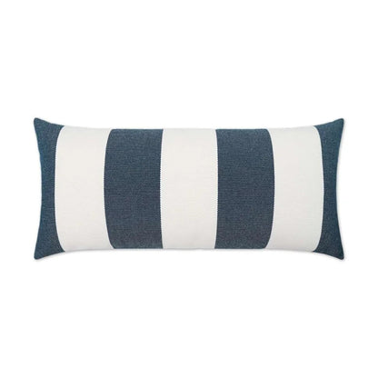 Melbourne Handmade Outdoor Pillow-Outdoor Pillows-D.V. Kap-Blue-Lumbar-LOOMLAN