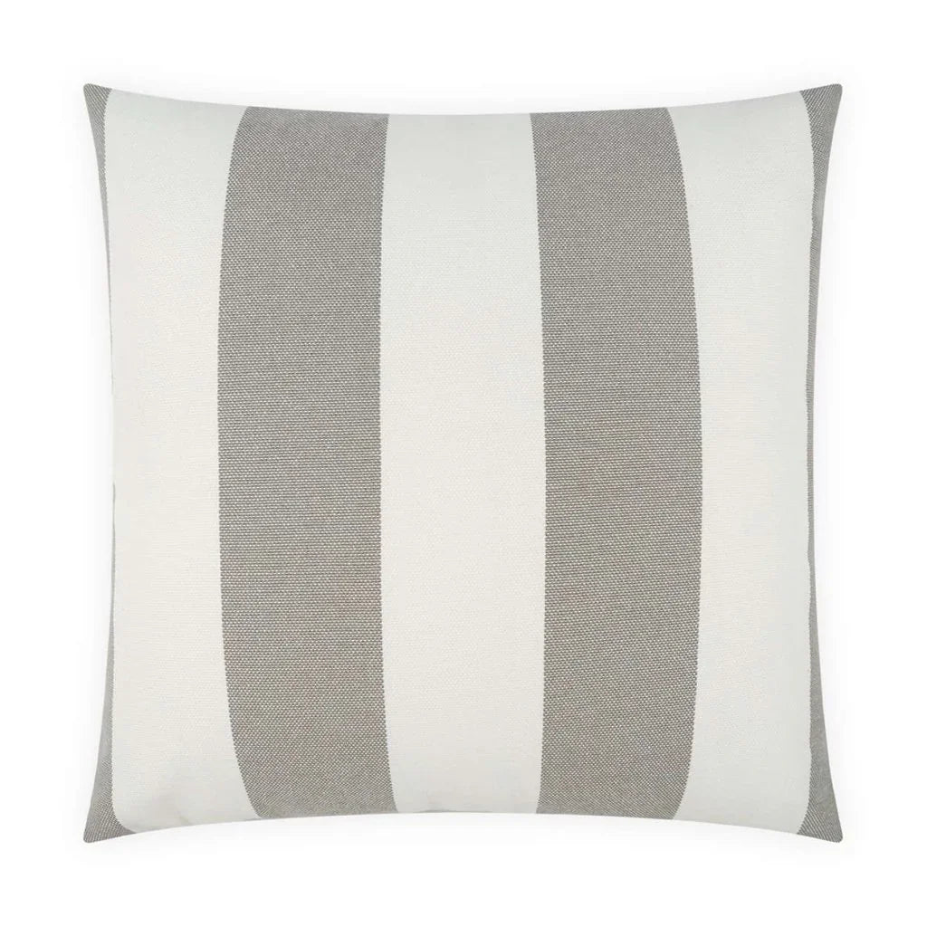 Melbourne Handmade Outdoor Pillow-Outdoor Pillows-D.V. Kap-Grey-Square-LOOMLAN