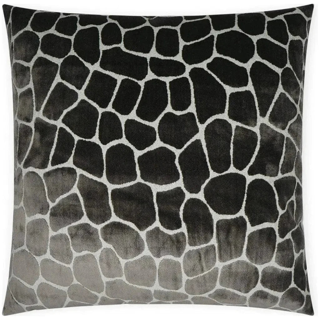 Melman Pewter Animal Grey Large Throw Pillow Insert - LOOMLAN - D.V. Kap - Throw Pillows