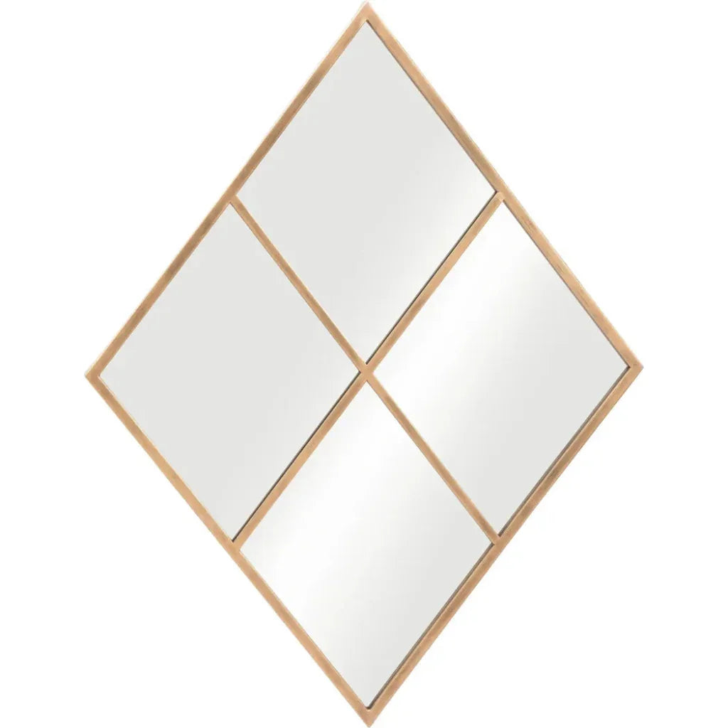 Meo Mirror Gold - LOOMLAN - Zuo Modern - Wall Mirrors