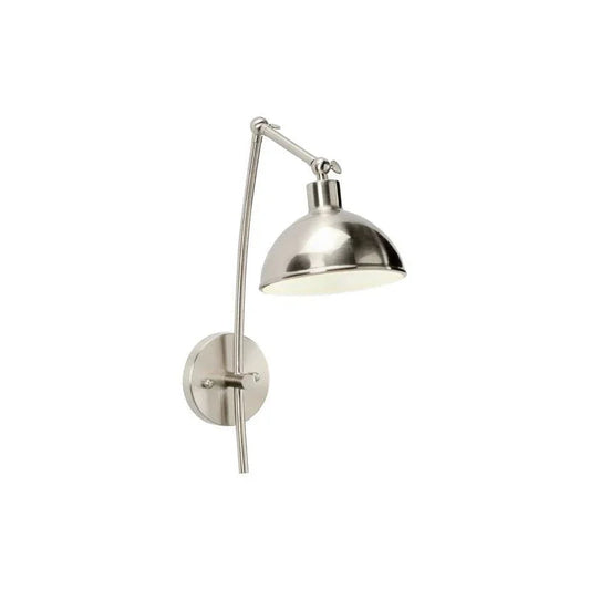 Mercer Brushed Nickel Finish Wall Sconce - LOOMLAN - Wildwood - Wall Sconces