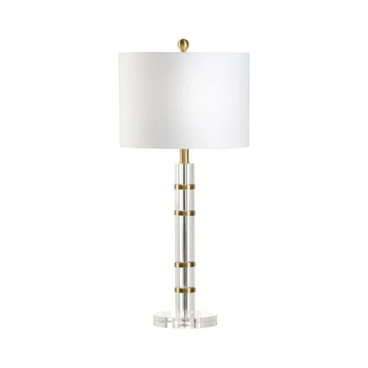 Merida Brass Accents Finish Table Lamp - LOOMLAN - Chelsea House - Table Lamps
