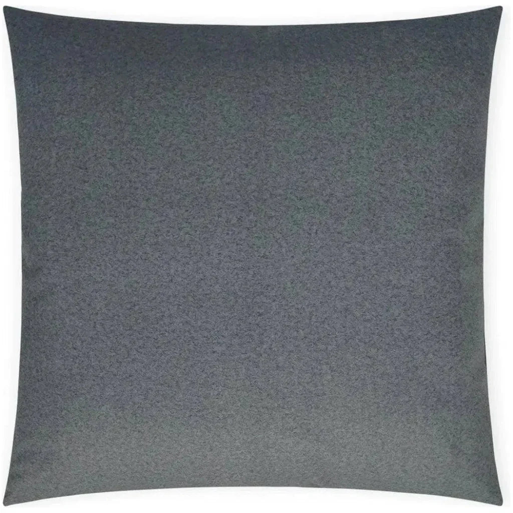 D.V. Kap Merino Flannel Solid Grey Large Throw Pillow Insert