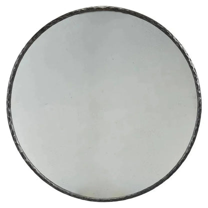 Metal Edge Round Mirror - LOOMLAN - Furniture Classics - Wall Mirrors