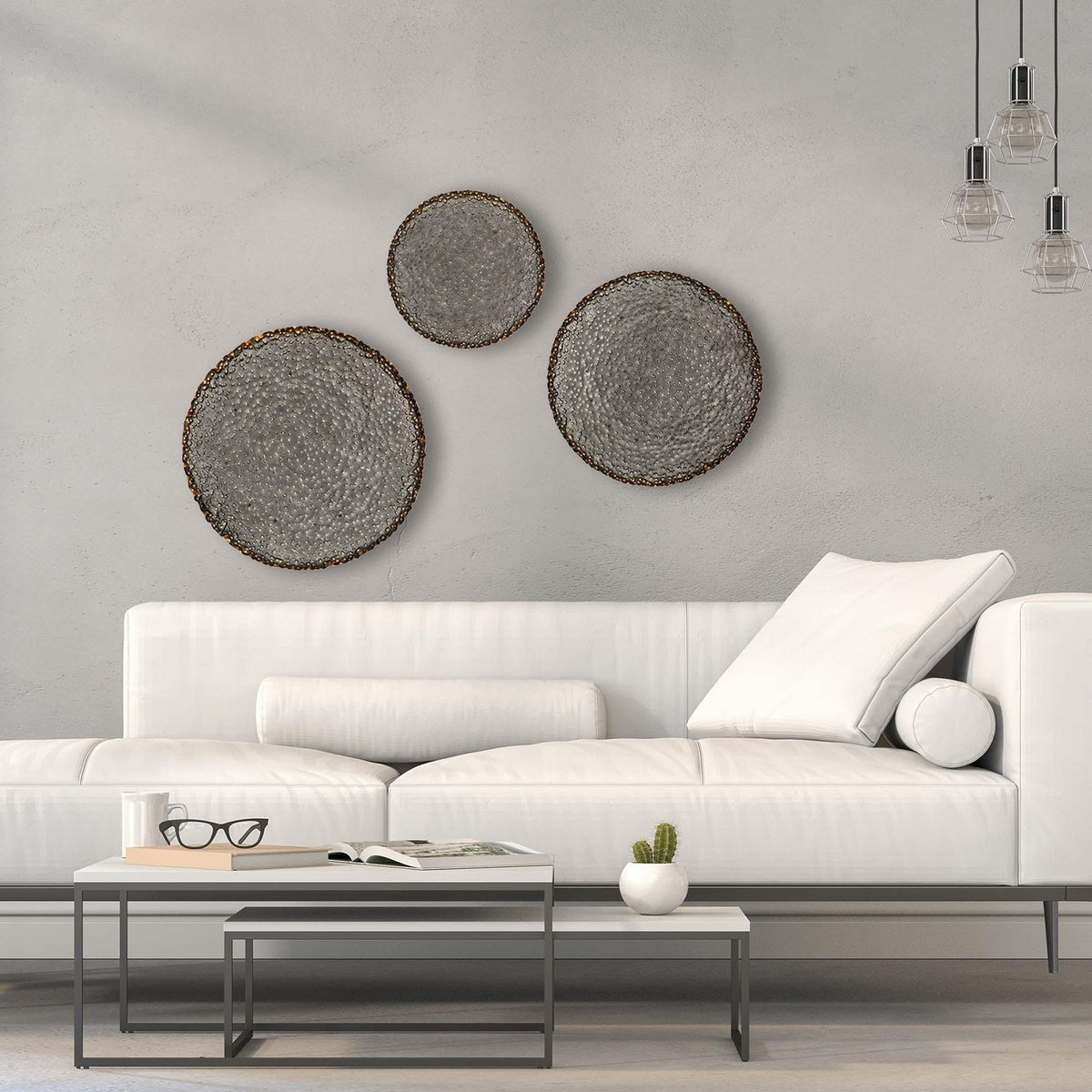 Paragon Metal Play Round Metal Wall Art 3PC