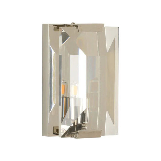 Metzinger Nickel Finish Wall Sconce - LOOMLAN - Wildwood - Wall Sconces