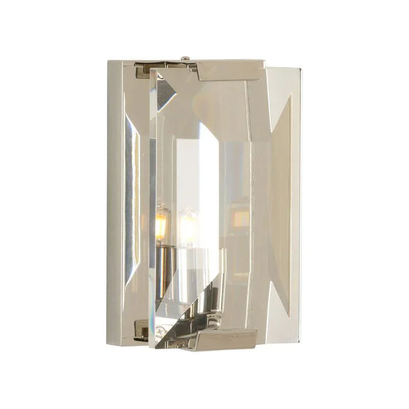 Metzinger Nickel Finish Wall Sconce - LOOMLAN - Wildwood - Wall Sconces