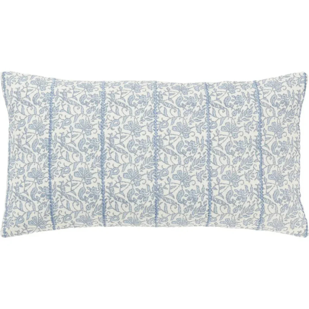 Mia Botanical Long Lumbar Pillow For Bed - LOOMLAN - LOOMLAN - Throw Pillows