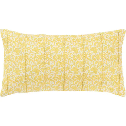 Mia Botanical Long Lumbar Pillow For Bed - LOOMLAN - LOOMLAN - Throw Pillows