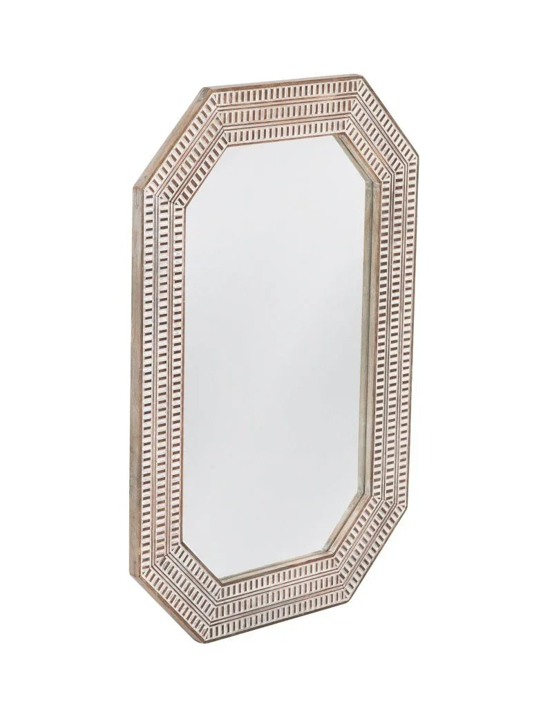 Michael White Geometric Design Wall Mirror - LOOMLAN - Bassett Mirror - Wall Mirrors
