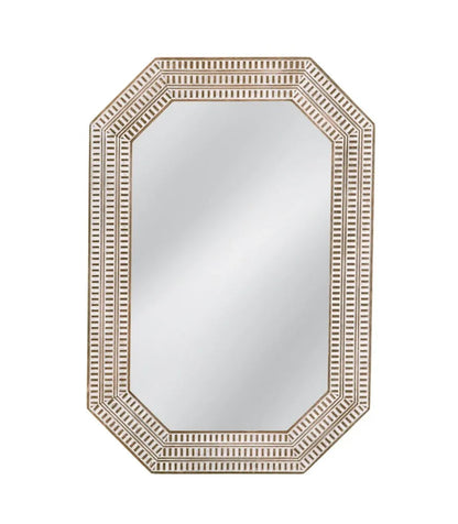 Michael White Geometric Design Wall Mirror - LOOMLAN - Bassett Mirror - Wall Mirrors