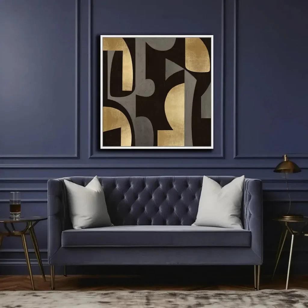 Mid Century Abstract IIICanvas Wall Art For Living Room - LOOMLAN - LOOMLAN - Canvas Art