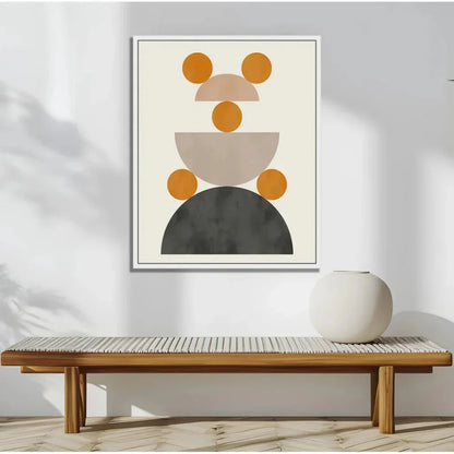 Mid Century Mod I Artwork d Canvas Floating - LOOMLAN - LOOMLAN - Canvas Art